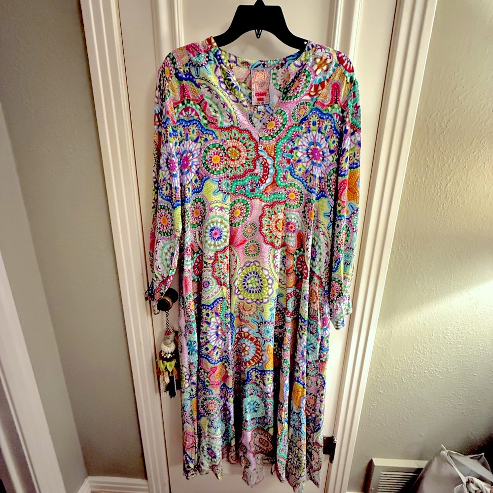 Johnny Was Kionah silk dress